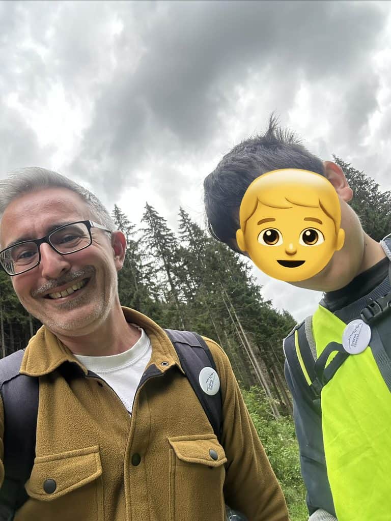 Stezka Ceskem selfie